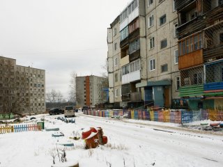 Усть-Илимск. Улица Наймушина