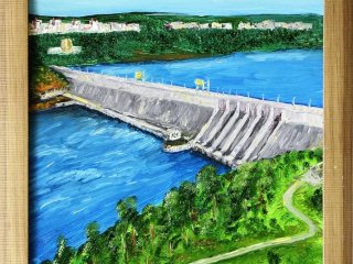 Картина «Усть-Илимская ГЭС»