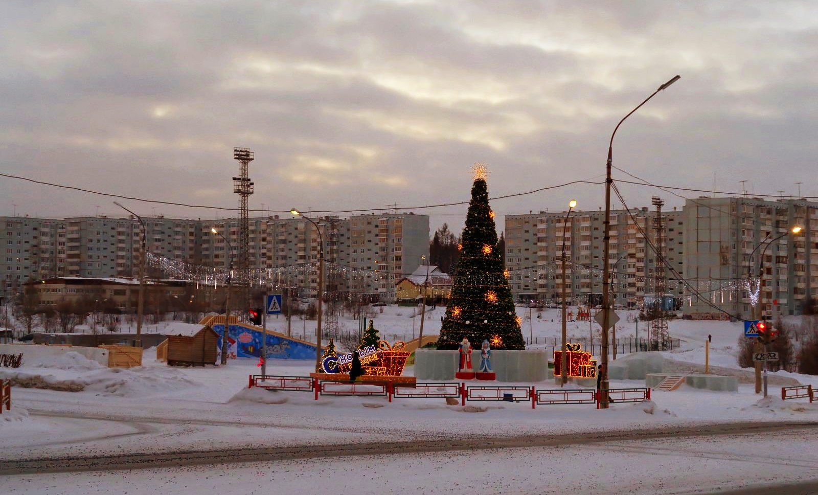 Усть-Илимск. Новый год 2019