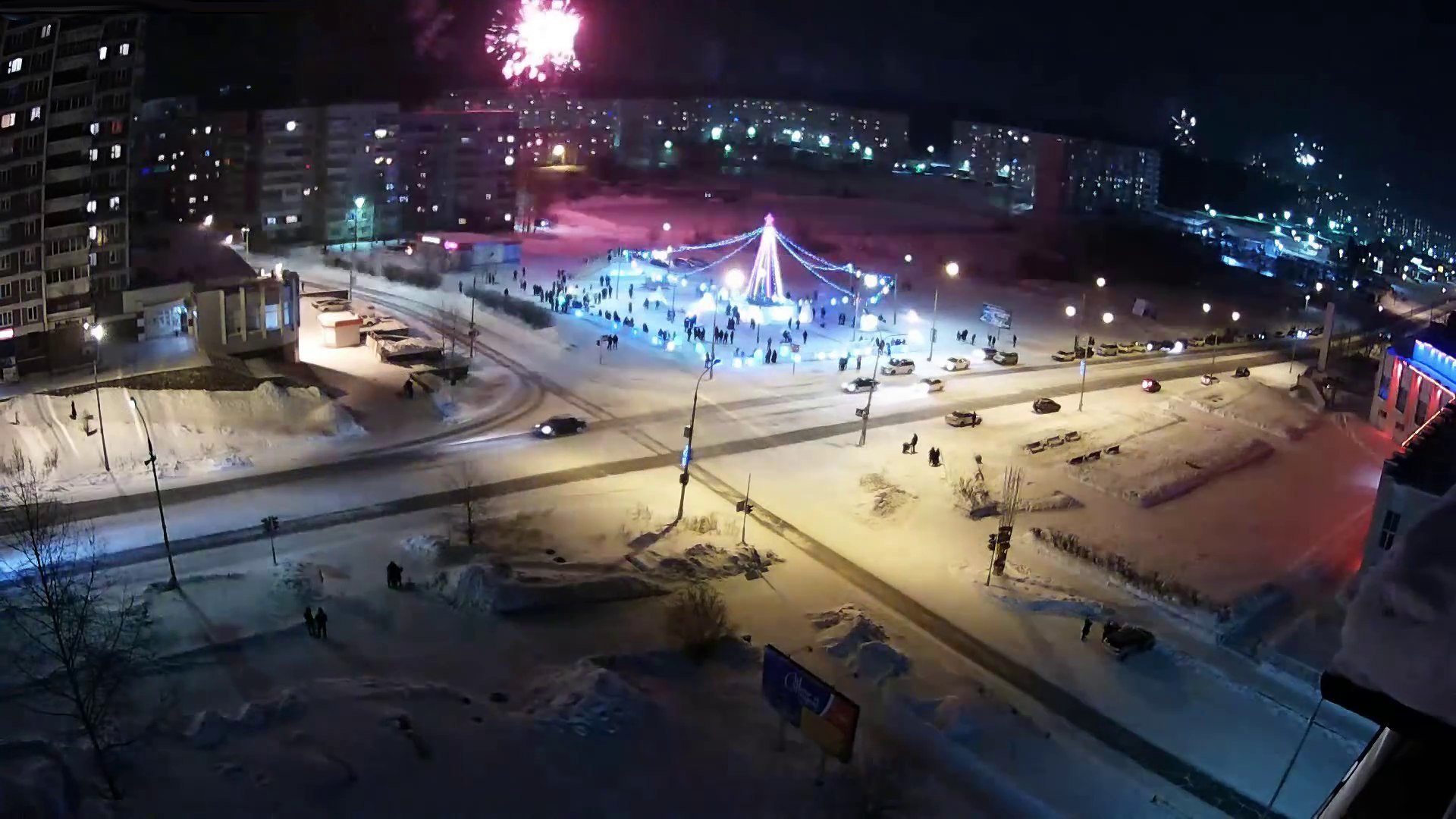 Усть-Илимск. Новый год 2016-2017