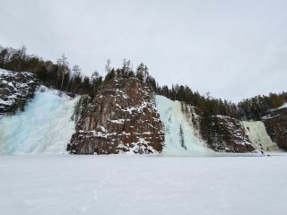 Ершовские водопады зимой (ледопады)