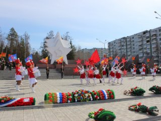 День Великой Победы: как в Усть-Илимске отметили главный праздник страны