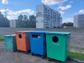 Контейнеры для раздельного сбора мусора установлены в Усть-Илимске