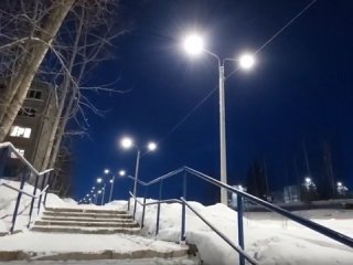 Завершено устройство уличного освещения на улице 50 лет ВЛКСМ